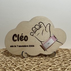Nuage pour bracelet de naissance